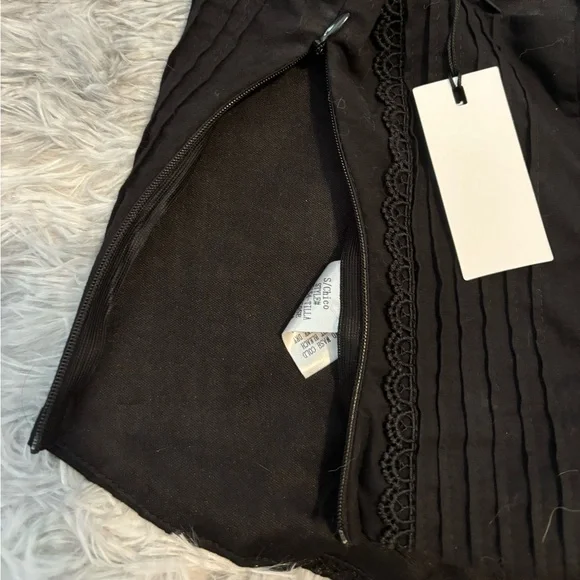 NWT Black Corset Tank Top with Bow Detail - Picture 6 of 6